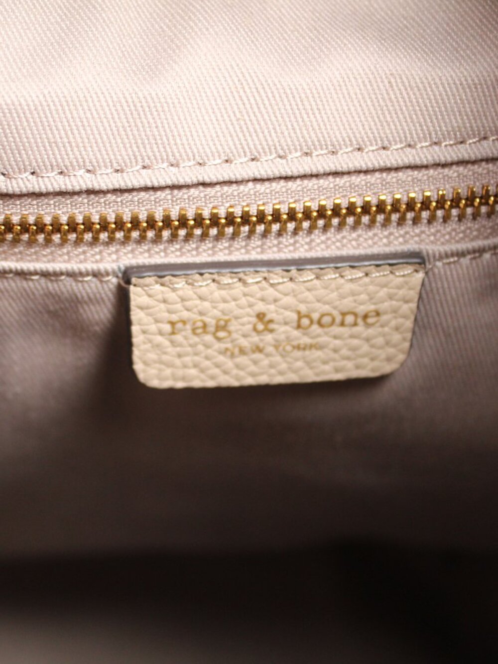 NWT Rag & Bone Williamsburg Hobo Shoulder Bag Oat Leather - Picture 11 of 13